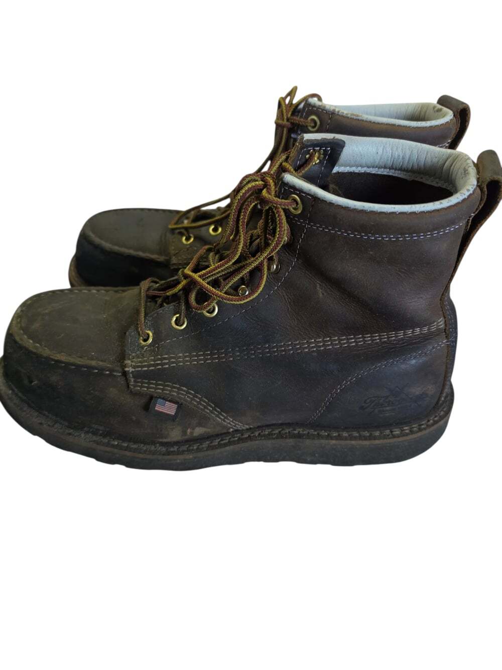 Thorogood Crazy Horse Steel Toe Moc Toe ASTM F 2413-18 /ASTM F3445-21 Mens Brown
